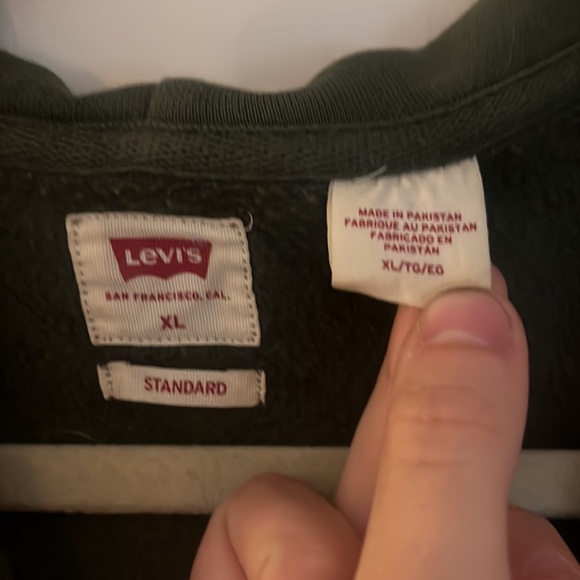 Levis Mens Zip-up Hoodie - Picture 3 of 5